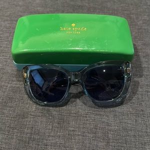 Kate spade blue tint and tortoise sunglasses